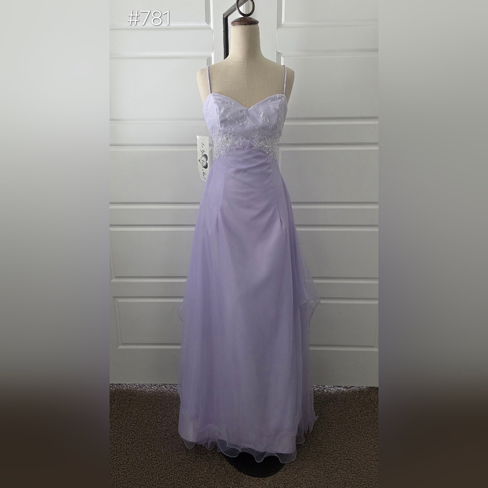Lilac Purple A-line Chiffon Spaghetti Strap Formal Dress